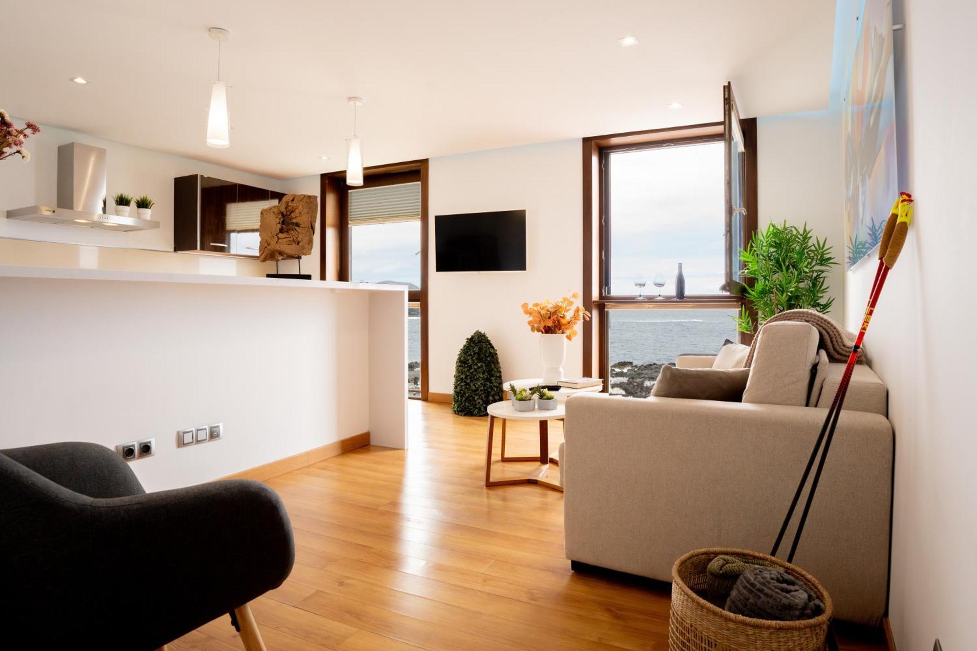 Modern Sea Front Apartment In Garachico 3 Eksteriør billede